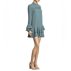 Prose & Poetry Marcel Cutout-Sleeve Mini Dress,‎ Large